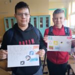 Uczniowie podczas Dnia Bezpiecznego Internetu.