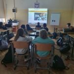 Uczniowie podczas Dnia Bezpiecznego Internetu.