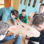 Uczniowie podczas Dnia Bezpiecznego Internetu.