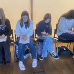 Uczniowie podczas warsztatów.