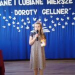 Występ podczas konkursu recytatorskiego.