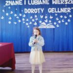 Występ podczas konkursu recytatorskiego.