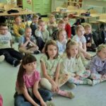 Uczniowie podczas ekofestonu.