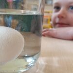 Dzieci wykonują doświadczenia.