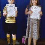 Występ podczas konkursu recytatorskiego.