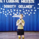 Występ podczas konkursu recytatorskiego.