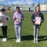 Uczniowie podczas zawodów.