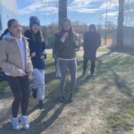 Uczniowie podczas zawodów.