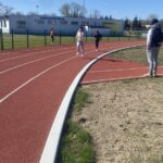 Uczniowie podczas zawodów.