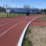 Uczniowie podczas zawodów.