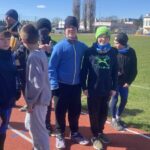 Uczniowie podczas zawodów.