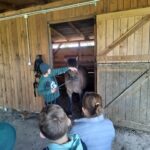 Uczniowie podczas zajęć na świeżym powietrzu?