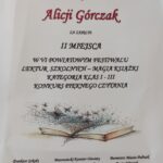 Konkurs Pięknego czytania.