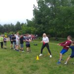 Zabawy podczas Dnia Rodziny.