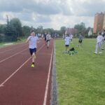 Zawody lekkoatletyczne.