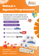 WAKACJE Z GIGANTAMI PROGRAMOWANIA