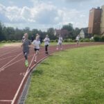 Zawody lekkoatletyczne.