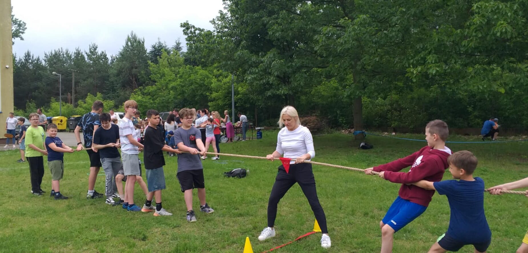 Zabawy podczas Dnia Rodziny.