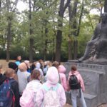 Zwiedzamy Łazienki Królewskie.