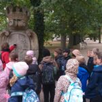 Zwiedzamy Łazienki Królewskie.