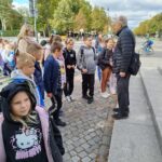 Zwiedzamy Łazienki Królewskie.