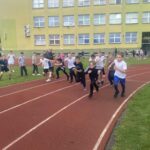 Uczniowie podczas zawodów.