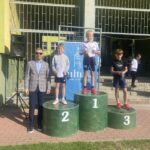 Uczniowie podczas zawodów.