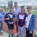 Uczniowie podczas zawodów.