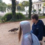 Zwiedzamy Łazienki Królewskie.