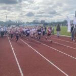 Uczniowie podczas zawodów.