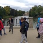 Zwiedzamy Łazienki Królewskie.