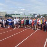 Uczniowie podczas zawodów.