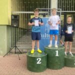 Uczniowie podczas zawodów.