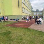 Uczniowie podczas zawodów.