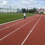 Uczniowie podczas zawodów.