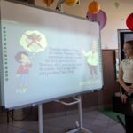 Uczniowie podczas apelu.