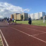 Uczniowie podczas zawodów.