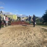 Uczniowie podczas zawodów.