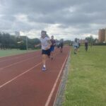 Uczniowie podczas zawodów.