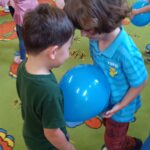 Zabawy przedszkolaków.