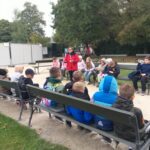 Zwiedzamy Łazienki Królewskie.