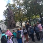 Zwiedzamy Łazienki Królewskie.