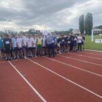 Uczniowie podczas zawodów.