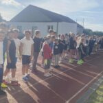 Uczniowie podczas zawodów.