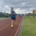 Uczniowie podczas zawodów.