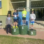 Uczniowie podczas zawodów.