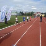 Uczniowie podczas zawodów.