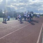 Uczniowie podczas zawodów.