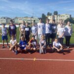 Uczniowie podczas zawodów.