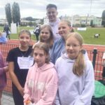 Uczniowie podczas zawodów.